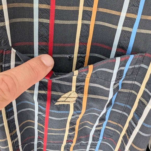 Green Coast Yachting Outfits Technical Button Down Shirt Size XXL - Picture 11 of 11